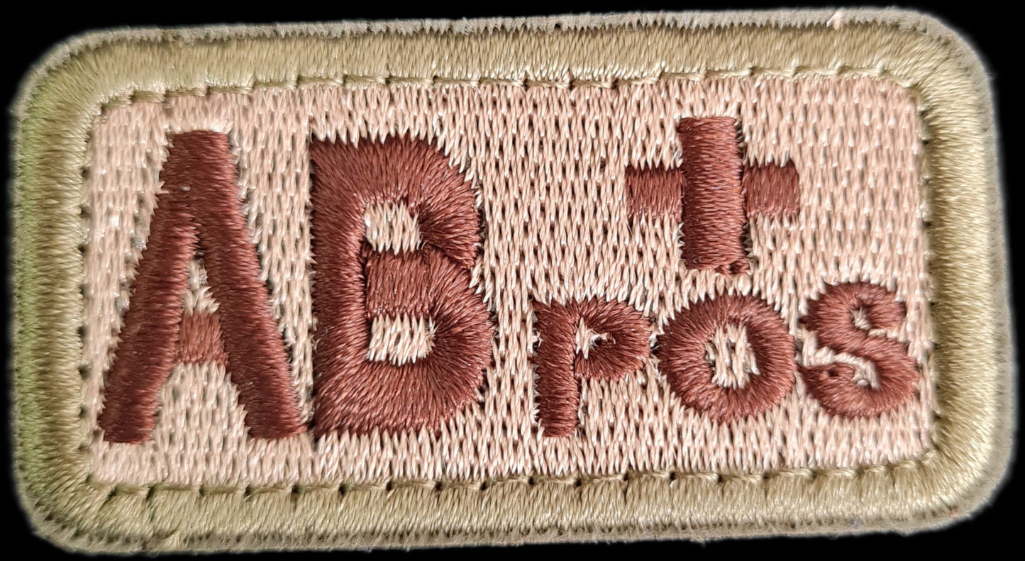 Blutgruppen Patch