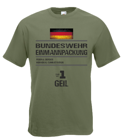 T-Shirt Einmannpackung Inside