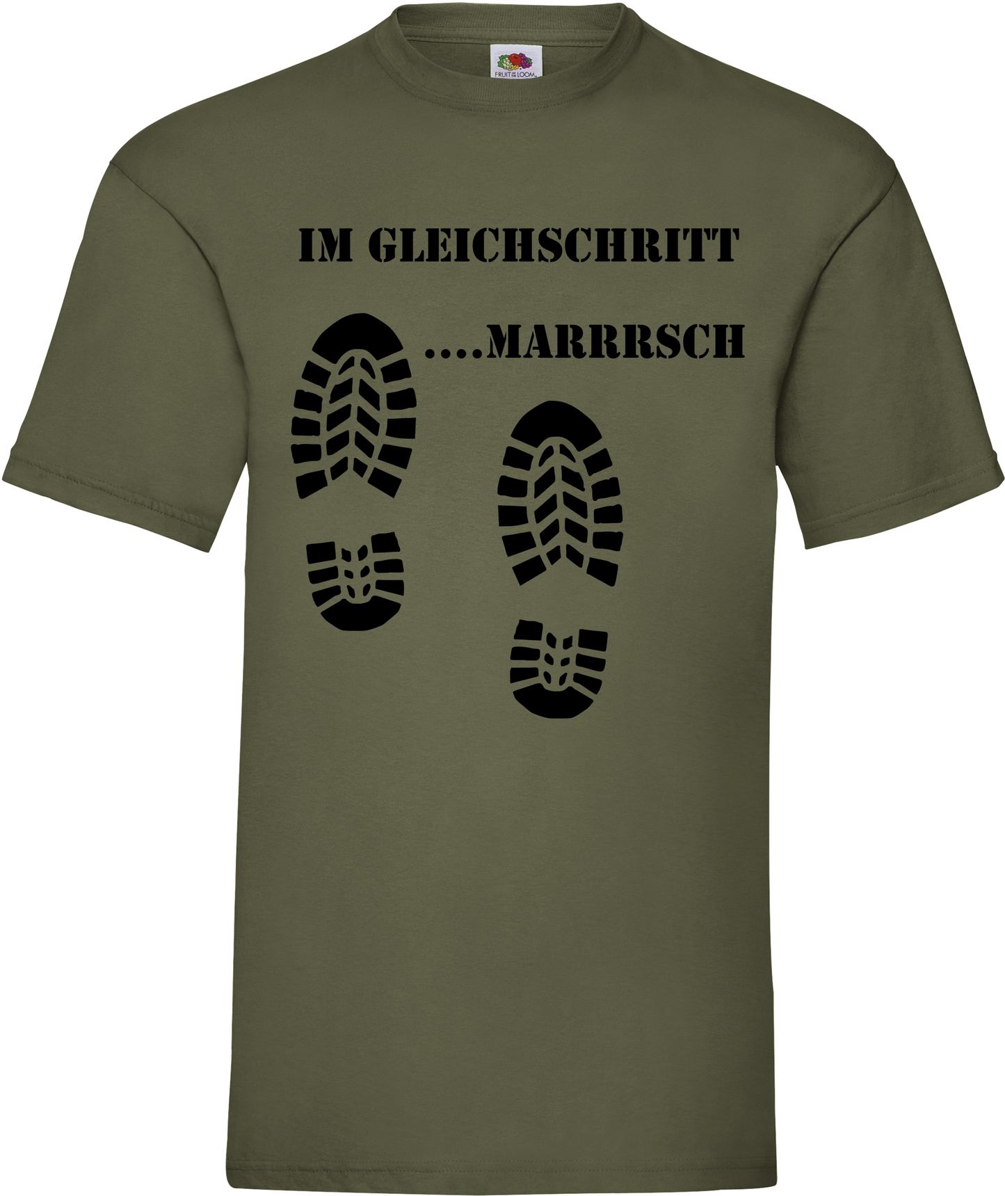 Im Gleichschritt T-Shirt oliv