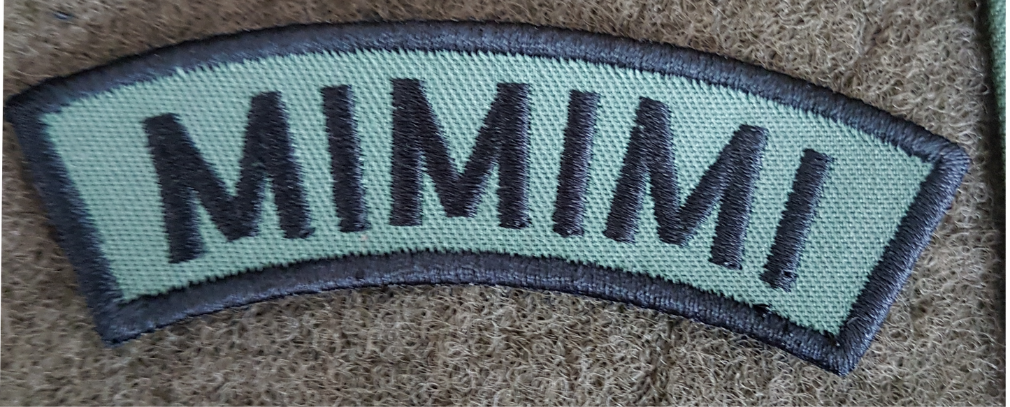 Gestickter Patch " MIMIMI"