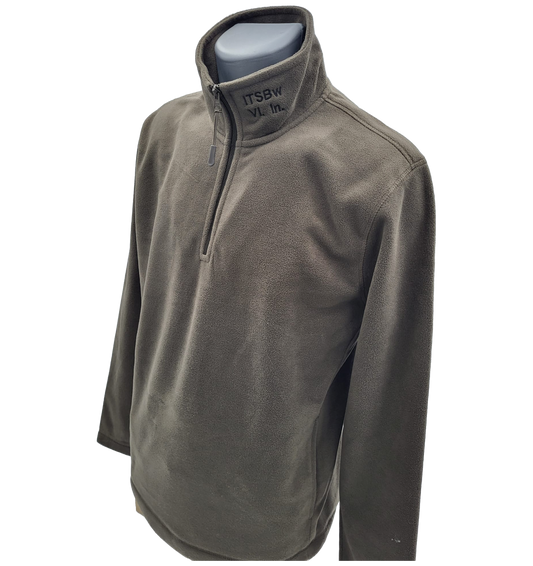 Fleecepullover mit Kragenstick nach Wunsch (Wintermütze Gratis)