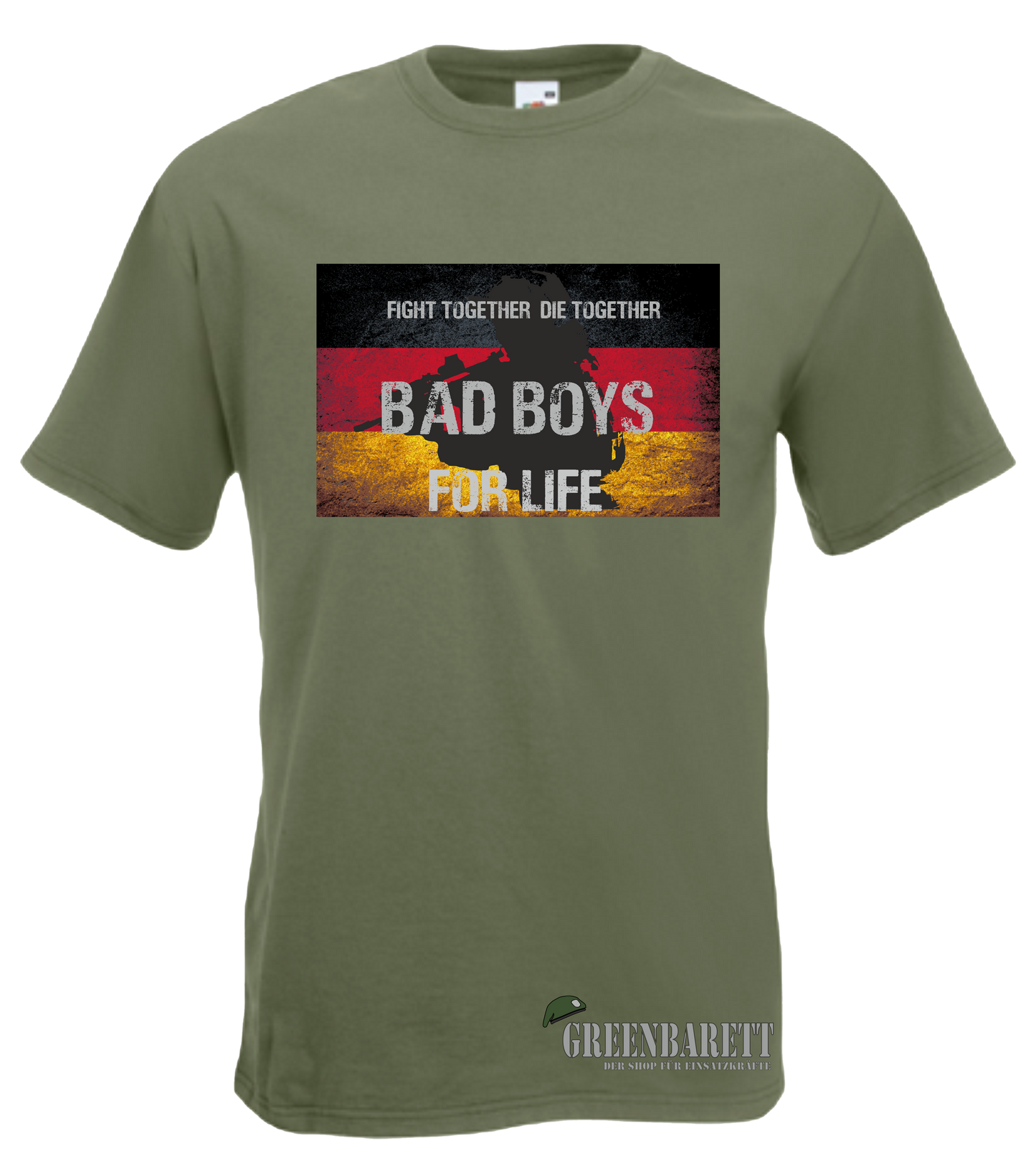 German Bad Boy T-Shirt oliv