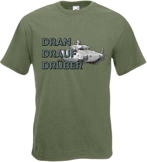 T-Shirt "Dran Drauf Drüber"