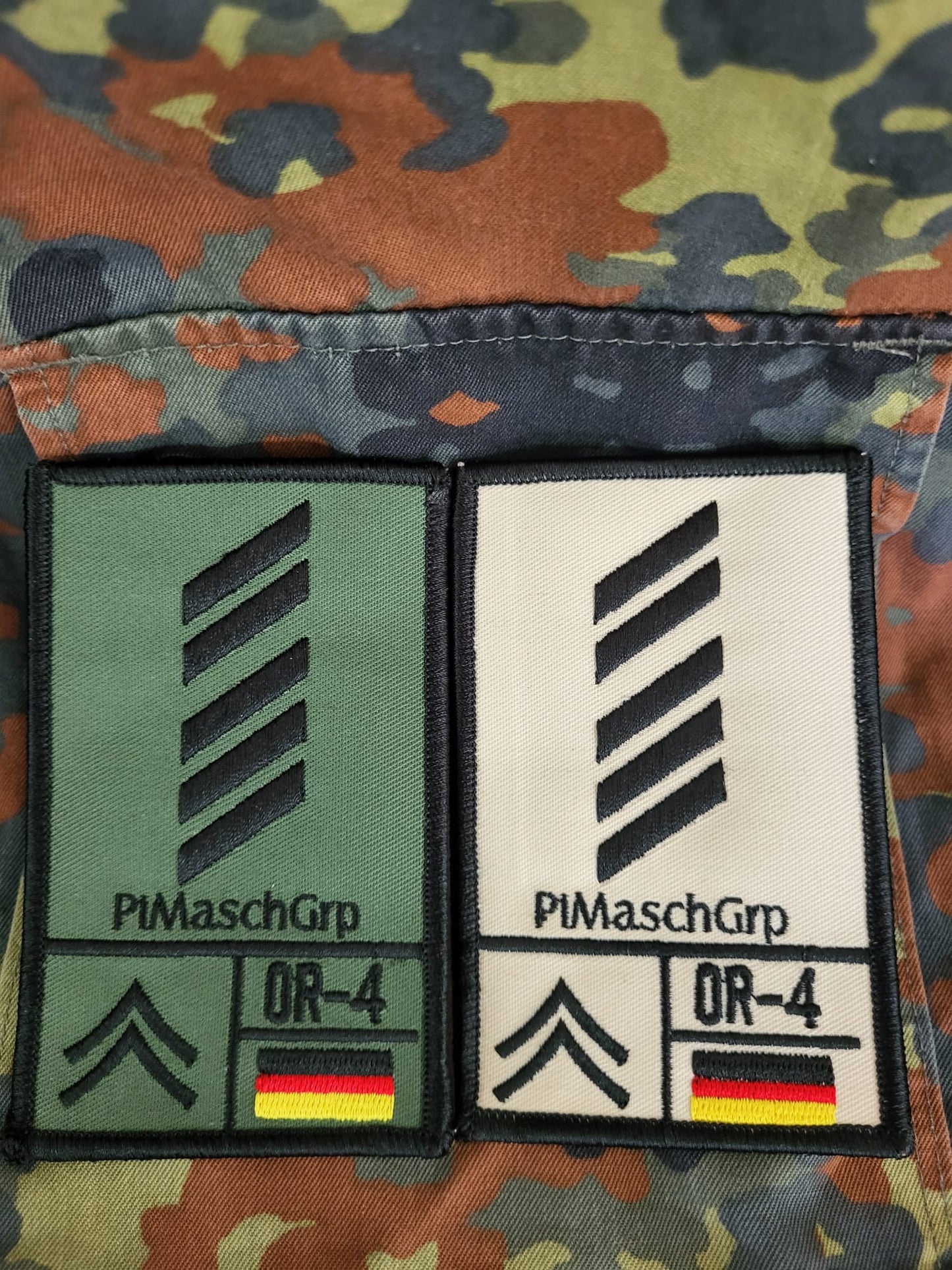 Rang Patch mit Zusatztext