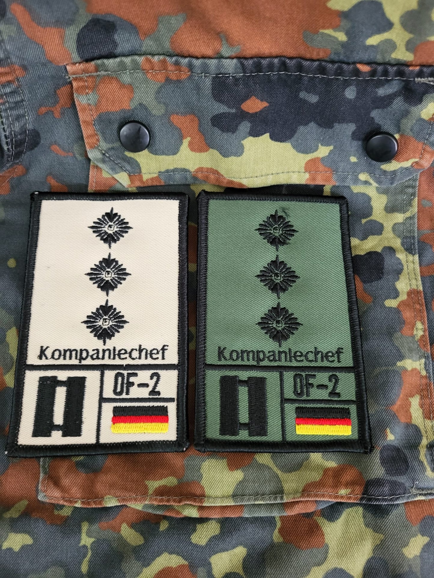 Rang Patch mit Zusatztext