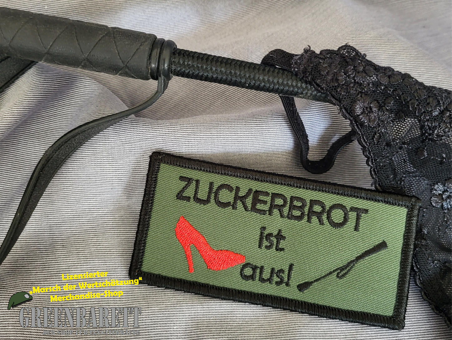 Gestickter Patch "Zuckerbrot"