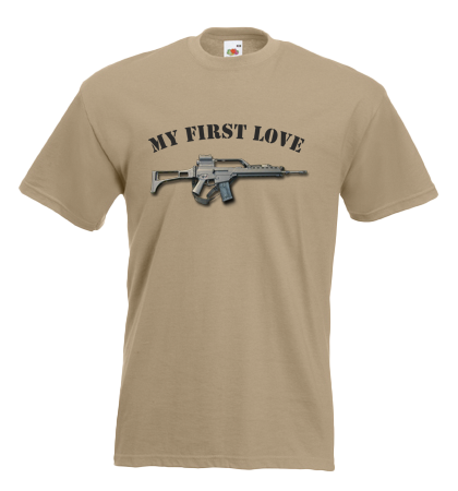 My first love T-Shirt khaki